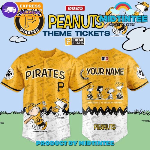Pittsburgh Pirates MLB x Peanut Night 2025 Limited Edition Jersey